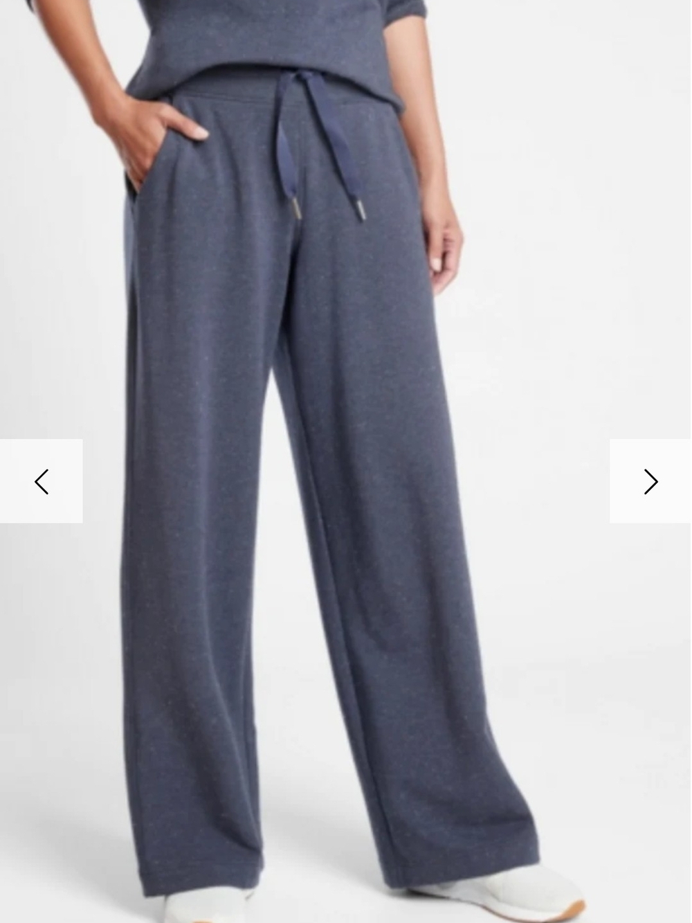 NWOT Athleta Balance Wide-Leg Pant, Navy Petite